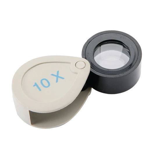Pocket Magnifier 10 X / Loupe for mycology fieldwork
