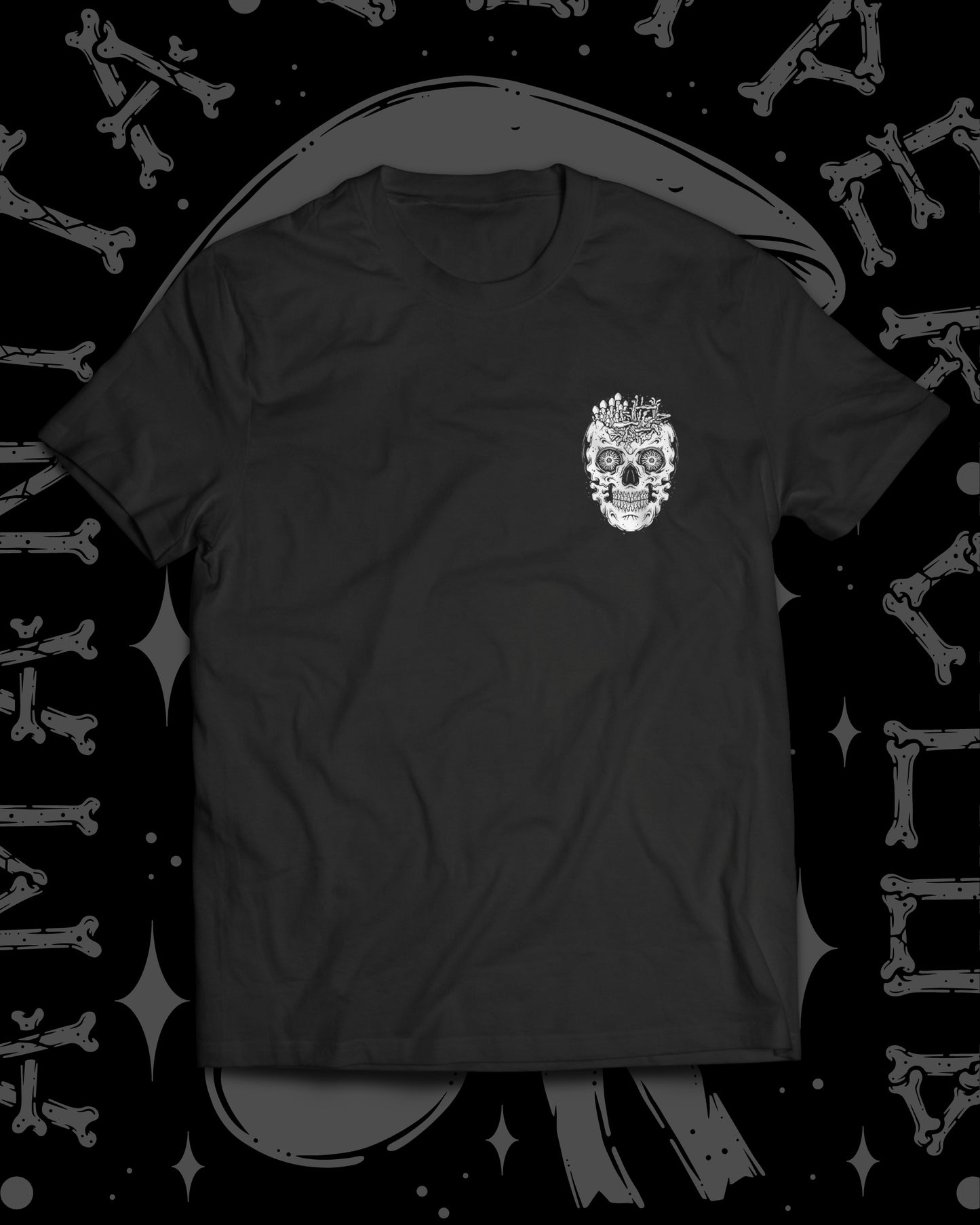 Amanita Supper Club T-Shirt (Black)