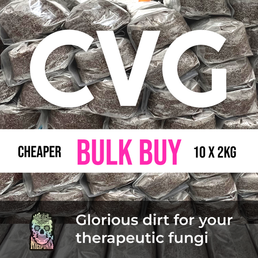 BULK Organic CVG, gebrauchsfertiges Massensubstrat für therapeutische Pilze